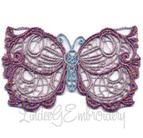 FSL Butterfly 2 Machine Embroidery Design