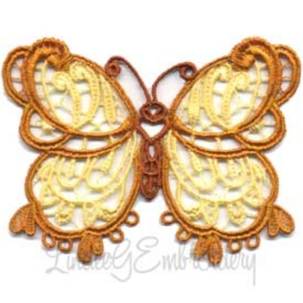 Picture of FSL Butterfly 3 Machine Embroidery Design