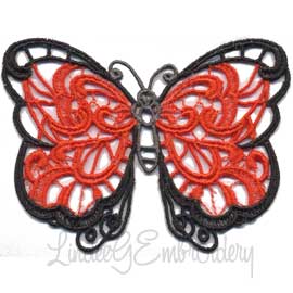 FSL Butterfly 7 Machine Embroidery Design