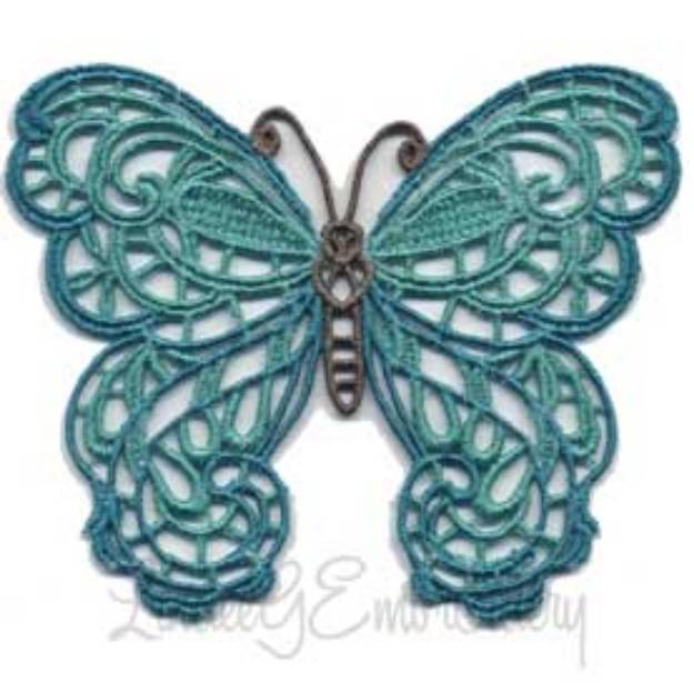 Picture of FSL Butterfly 8 Machine Embroidery Design