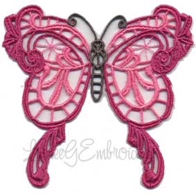 FSL Butterfly 9 Machine Embroidery Design