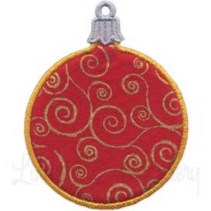 Picture of Basic Round Ornament Applique Machine Embroidery Design