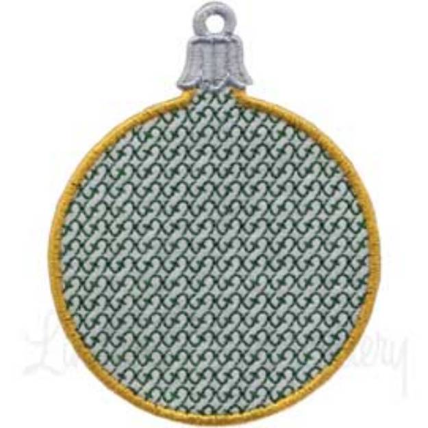 Picture of Mylar Fill Ornament Base 5 Machine Embroidery Design