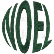 Round "NOEL" - Add-on Machine Embroidery Design