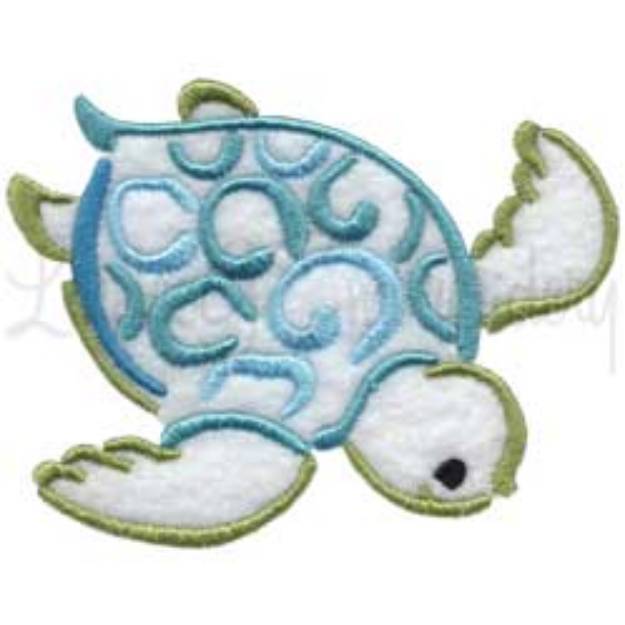 Picture of Sea Turtle Machine Embroidery Design