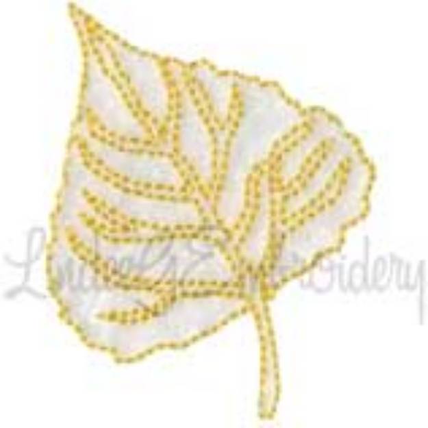 Picture of Leaf 3 Machine Embroidery Design