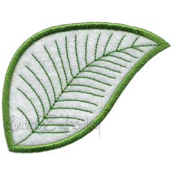 Applique Leaf 3 Machine Embroidery Design