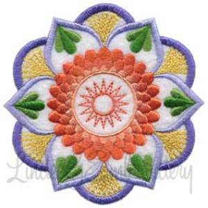 Picture of Mandala Flower 2 Machine Embroidery Design