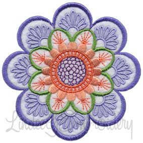Mandala Flower 7 Machine Embroidery Design