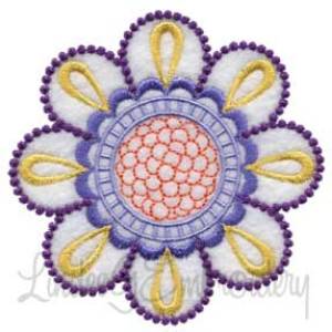 Picture of Mandala Flower 9 Machine Embroidery Design