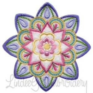 Picture of Mandala Flower 2 Machine Embroidery Design