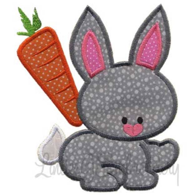 Picture of Applique Bunny Machine Embroidery Design