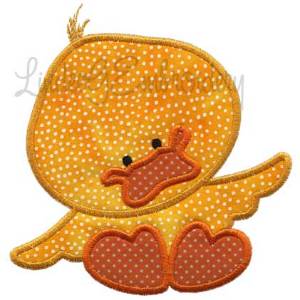 Picture of Applique Duck Machine Embroidery Design