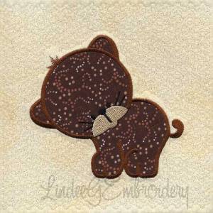 Picture of Applique bear - Quilted Machine Embroidery Design