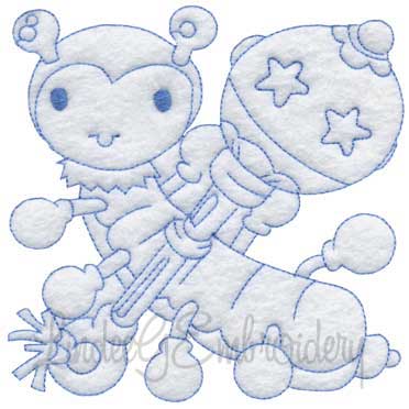 Baby Toys Quilt Block 1 (3 sizes) Machine Embroidery Design
