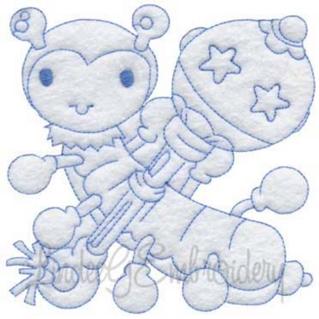 Picture of Baby Toys Quilt Block 1 (3 sizes) Machine Embroidery Design
