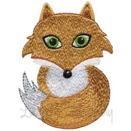 Fox Machine Embroidery Design