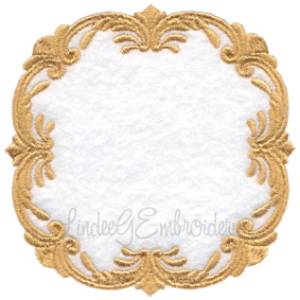 Picture of Scrolly Heirloom Frame 7 (3 sizes) Machine Embroidery Design