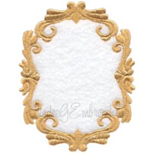 Picture of Scrolly Heirloom Frame 8 (3 sizes) Machine Embroidery Design