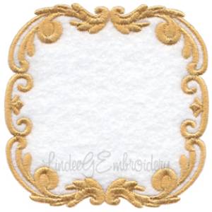 Picture of Scrolly Heirloom Frame 9 (3 sizes) Machine Embroidery Design