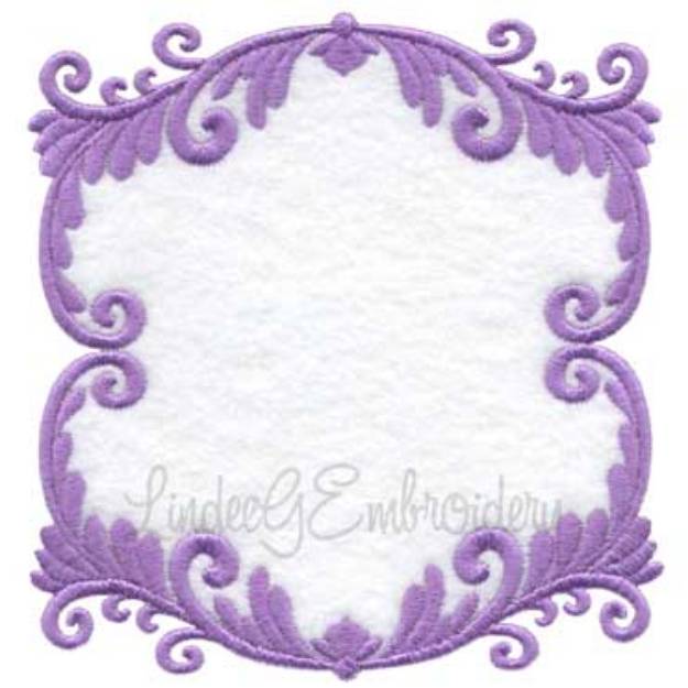 Picture of Scrolly Heirloom Frame 5 (3 sizes) Machine Embroidery Design