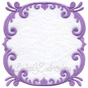 Picture of Scrolly Heirloom Frame 10 (3 sizes) Machine Embroidery Design