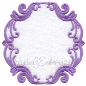 Picture of Scrolly Heirloom Frame 12 (3 sizes) Machine Embroidery Design
