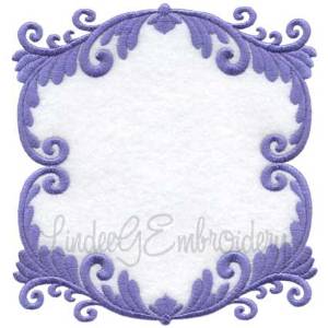 Picture of Scrolly Heirloom Frame 5 (3 sizes) Machine Embroidery Design