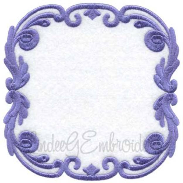 Picture of Scrolly Heirloom Frame 9 (3 sizes) Machine Embroidery Design