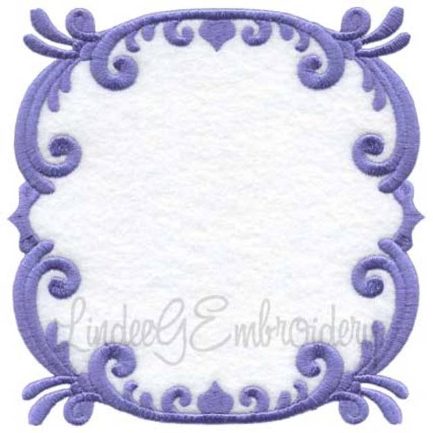 Picture of Scrolly Heirloom Frame 10 (3 sizes) Machine Embroidery Design