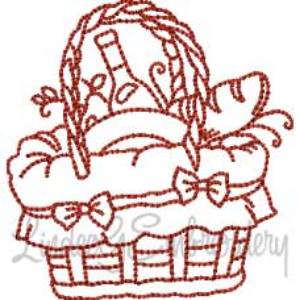 Picture of Picnic Basket 3 (4 sizes) Machine Embroidery Design