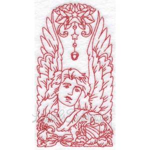 Picture of Vintage Angel (6 sizes) Machine Embroidery Design