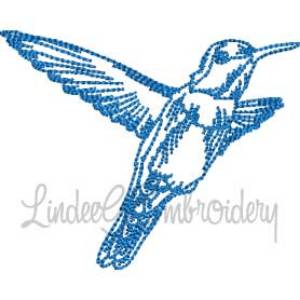 Picture of Hummingbird 8 (4 sizes) Machine Embroidery Design