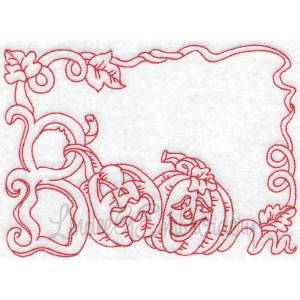 Picture of Boo (5 sizes) Machine Embroidery Design