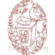 Picture of Mailbox with Cardinal (4 sizes) Machine Embroidery Design