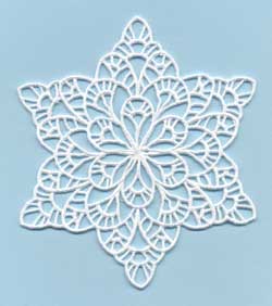 FSL Snowflake 01 (2 sizes) Machine Embroidery Design