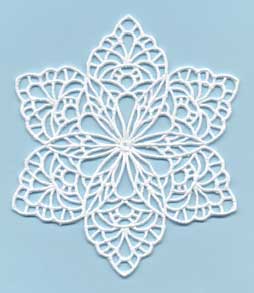 FSL Snowflake 02 (2 sizes) Machine Embroidery Design