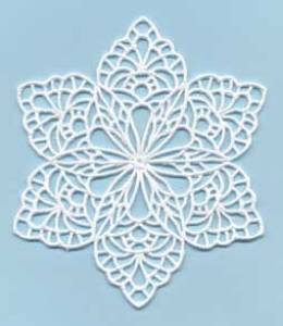 Picture of FSL Snowflake 02 (2 sizes) Machine Embroidery Design
