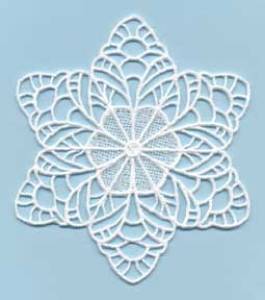 Picture of FSL Snowflake 03 (2 sizes) Machine Embroidery Design