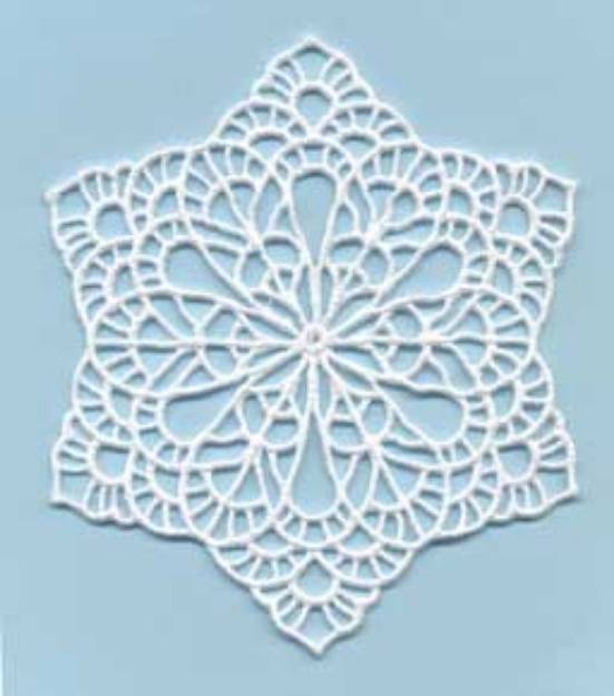 Picture of FSL Snowflake 04 (2 sizes) Machine Embroidery Design