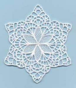 Picture of FSL Snowflake 05 (2 sizes) Machine Embroidery Design