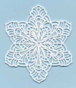 Picture of FSL Snowflake 07 (2 sizes) Machine Embroidery Design