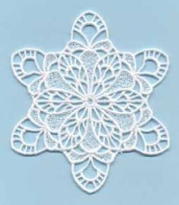 Picture of FSL Snowflake 08 (2 sizes) Machine Embroidery Design
