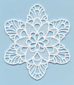 FSL Snowflake 09 (2 sizes) Machine Embroidery Design