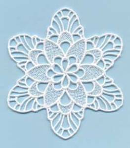 Picture of FSL Snowflake 09 (2 sizes) Machine Embroidery Design