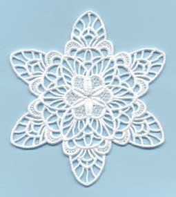 FSL Snowflake 10 (2 sizes) Machine Embroidery Design