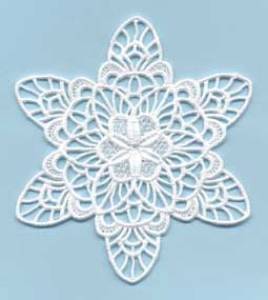 Picture of FSL Snowflake 10 (2 sizes) Machine Embroidery Design