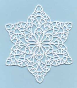 Picture of FSL Snowflake 01 (2 sizes) Machine Embroidery Design