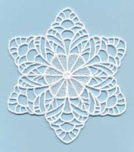 Picture of FSL Snowflake 03 (2 sizes) Machine Embroidery Design