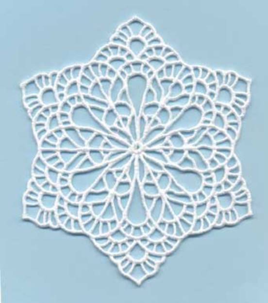 Picture of FSL Snowflake 04 (2 sizes) Machine Embroidery Design